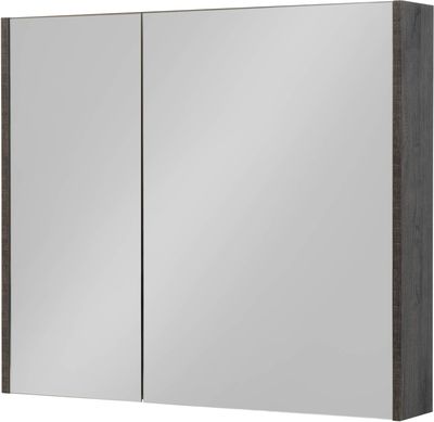 Saqu spiegelkast 80x14x70cm kasteel bruin