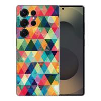 TPU Hoesje Samsung Galaxy S25 Ultra - Geruit Backcover