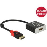 Delock 62719 Adapter DisplayPort 1.2 male > HDMI female 4K 60 Hz Passief zwart - thumbnail