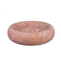 PTMD Aly Red cement round bowl big - thumbnail