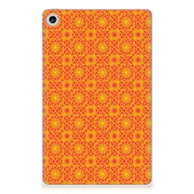 Lenovo Tab M10 Plus (3e generatie) Hippe Hoes Batik Oranje
