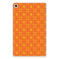 Lenovo Tab M10 Plus (3e generatie) Hippe Hoes Batik Oranje