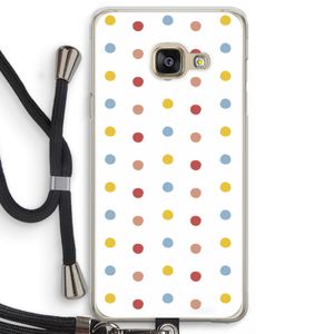 Bollen: Samsung Galaxy A3 (2016) Transparant Hoesje met koord