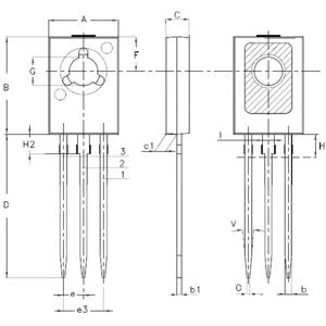 STMicroelectronics Transistor (BJT) - discreet BD135 SOT-32 Aantal kanalen 1 NPN