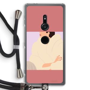 Cosy: Sony Xperia XZ2 Transparant Hoesje met koord
