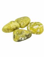 Noorse Jade Trommelstenen Lizardiet 50 gram 4 stuks uit Noorwegen