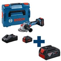 Bosch Professional GWX 18V-15 SC Accu Haakse Slijper 125mm 18V 8,0Ah BITURBO in L-Boxx - 06019H6501