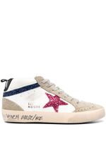 Golden Goose baskets montantes Mid Star - Blanc