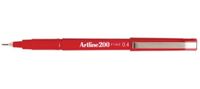 Artline 200 fijnschrijver Rood 1 stuk(s)