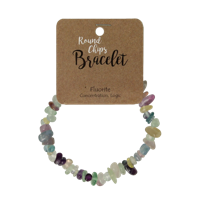 Steengoed Splitarmband fluoriet 1 Stuks