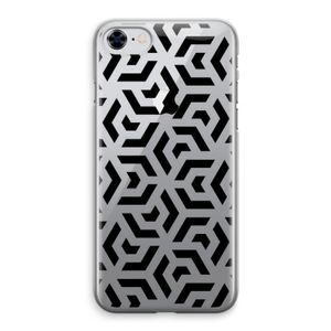 Crazy pattern: iPhone 8 Transparant Hoesje