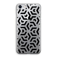 Crazy pattern: iPhone 8 Transparant Hoesje