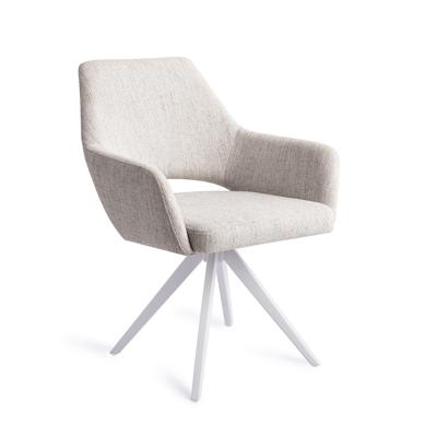 Jesper Home Eetkamerstoel 'Yanai' Turn White, Draaibaar, kleur Pigeon