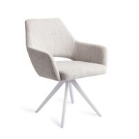 Jesper Home Eetkamerstoel 'Yanai' Turn White, Draaibaar, kleur Pigeon