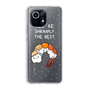 You're Shrimply The Best: Xiaomi Mi 11 Transparant Hoesje