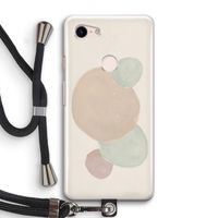 Geo #9: Pixel 3 Transparant Hoesje met koord