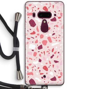 Terrazzo N°15: HTC U12+ Transparant Hoesje met koord