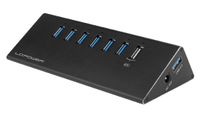 LC-Power USB Hub USB 3.2 Gen 1 (3.1 Gen 1) Type-A 5000 Mbit/s Zwart