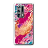 Pastel Echoes: Huawei P40 Pro Plus Transparant Hoesje