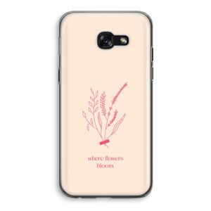 Where flowers bloom: Samsung Galaxy A5 (2017) Transparant Hoesje