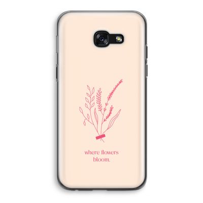 Where flowers bloom: Samsung Galaxy A5 (2017) Transparant Hoesje