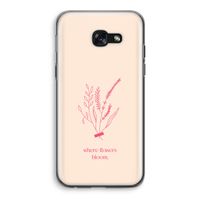 Where flowers bloom: Samsung Galaxy A5 (2017) Transparant Hoesje