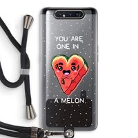 One In A Melon: Samsung Galaxy A80 Transparant Hoesje met koord One In A Melon: Samsung Galaxy A80 Transparant Hoesje met koord