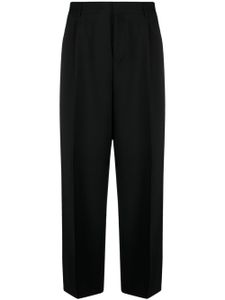 Versace pantalon de costume en laine - Noir