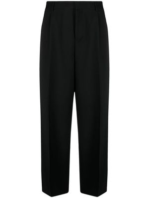 Versace pantalon de costume en laine - Noir