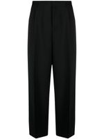 Versace pantalon de costume en laine - Noir