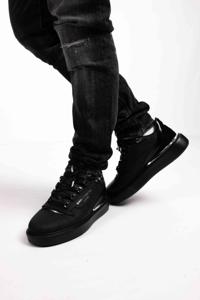 Benjamin Berner Low-Top Raphael All Black Matt Crocodile - Maat 41 - Kleur: Zwart | Soccerfanshop