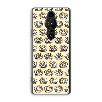 Slapende poes: Sony Xperia Pro-I Transparant Hoesje