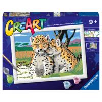 Ravensburger CreArt Schilderen op nummer safari vrienden