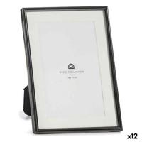 Fotolijsten Gift Decor Zwart Kristal Staal (12 Stuks)