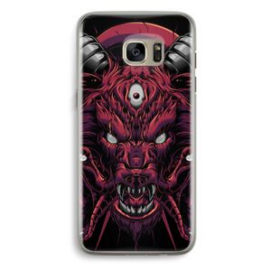 Hell Hound and Serpents: Samsung Galaxy S7 Edge Transparant Hoesje