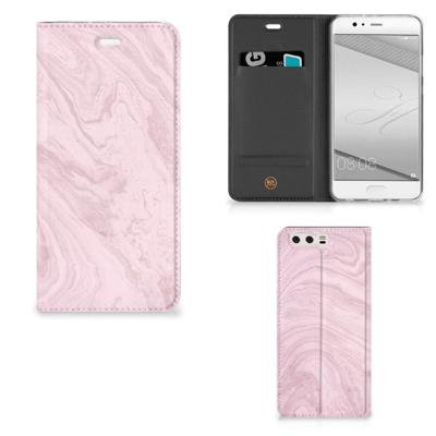 Huawei P10 Plus | Standcase | Marble Pink - Origineel Cadeau Vriendin