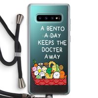 Bento a day: Samsung Galaxy S10 Plus Transparant Hoesje met koord