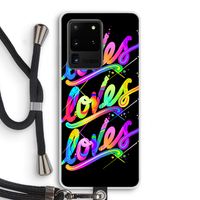Loves: Samsung Galaxy S20 Ultra Transparant Hoesje met koord