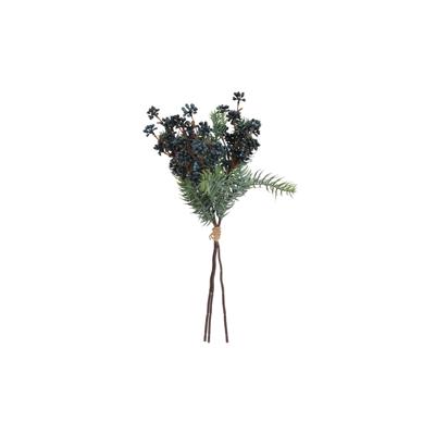 Kunsttak Hedera bes blauw groen 46xH23cm