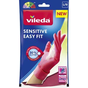 Vileda Sensitive Easy Fit Huishoudhandschoenen L