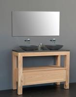 Badmeubel Robusta Dynasty met 2 sub kommen 120