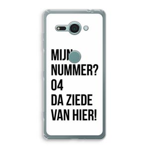 Da ziede van hier: Sony Xperia XZ2 Compact Transparant Hoesje