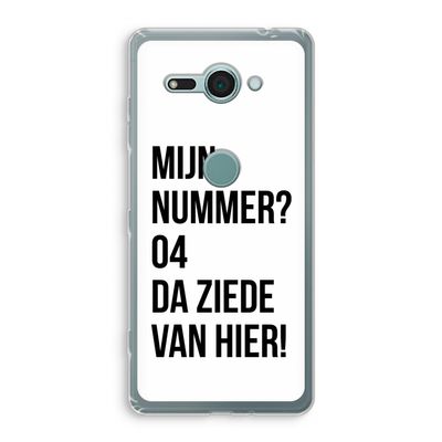 Da ziede van hier: Sony Xperia XZ2 Compact Transparant Hoesje