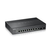 Zyxel GS2220-10-EU0101F netwerk-switch Managed L2 Gigabit Ethernet (10/100/1000) Zwart - thumbnail