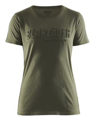 Blåkläder Dames T-Shirt 3D 34311042 | Herfstgroen | Maat 3XL - 7330509789902