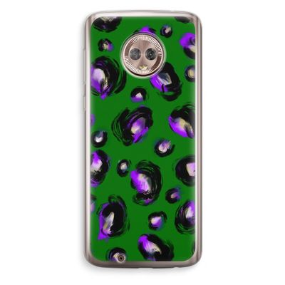 Green Cheetah: Motorola Moto G6 Transparant Hoesje