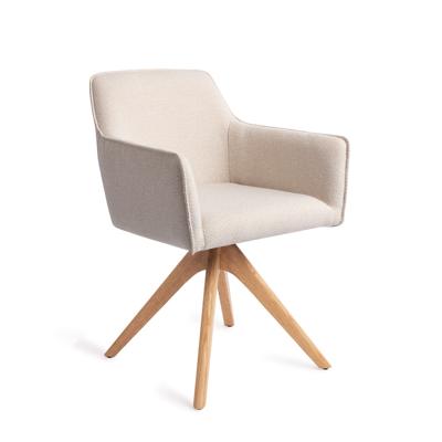Jesper Home Eetkamerstoel 'Hofu' Revolve Oak Natural, kleur Enoki