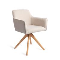 Jesper Home Eetkamerstoel 'Hofu' Revolve Oak Natural, kleur Enoki