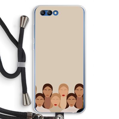 Girls girls girls: Honor 10 Transparant Hoesje met koord