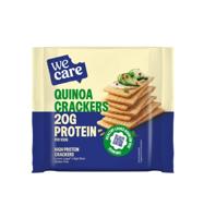 High protein quinoa crackers
